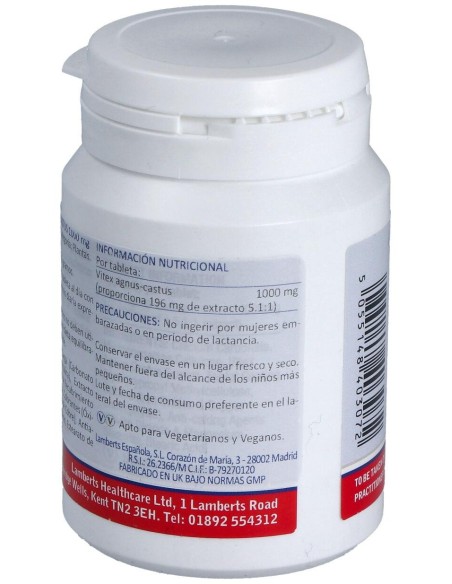 Sauzgatillo Agnus (Premenstrual Y Menopausia) 60Cap.