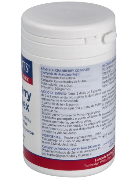Complejo De Arandanos (Cranberry) 100 Grs.