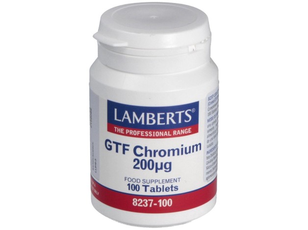 Lamberts Cromo Gtf 200Μg 100 Comprimidos