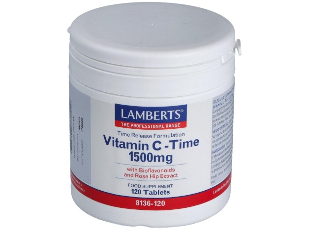 Vit.C 1500Mg Time Liberacion Sostenida 120Comp.