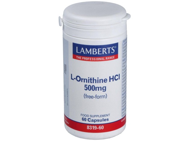 Lamberts Ornitina Hcl 500 Mg 60 Cap