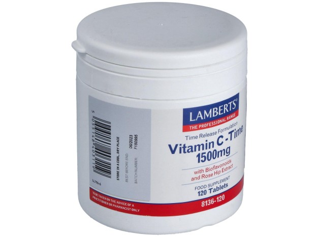 Vit.C 1500Mg Time Liberacion Sostenida 120Comp.