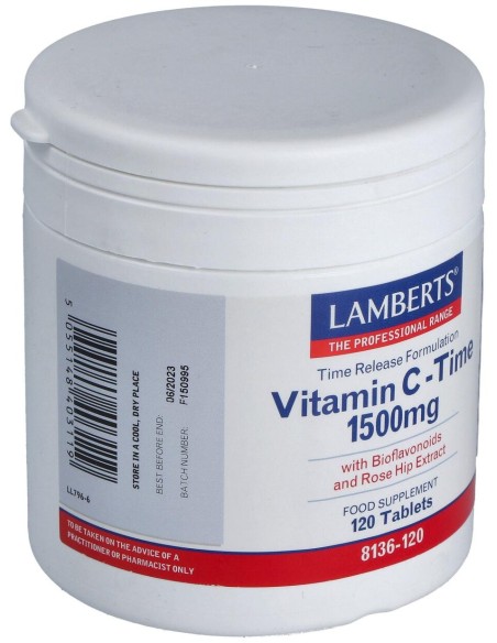 Vit.C 1500Mg Time Liberacion Sostenida 120Comp.