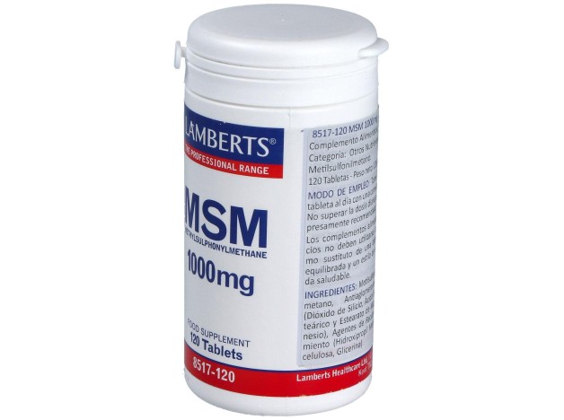 Lamberts Msm 1000Mg 120Tabletas