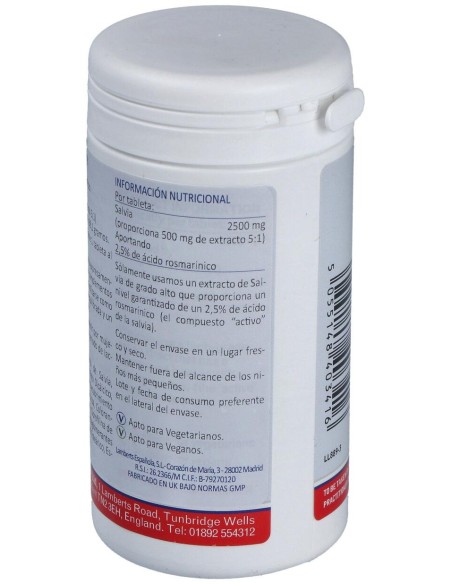 Lamberts Salvia 2500Mg 90Cáps