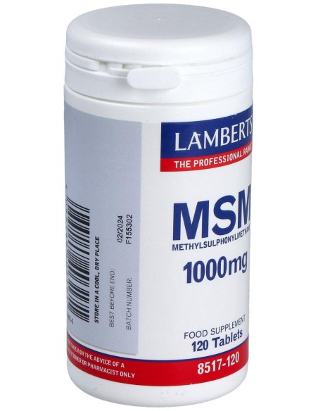 Lamberts Msm 1000Mg 120Tabletas