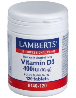 Lamberts Vit D3 400 Iu 120...