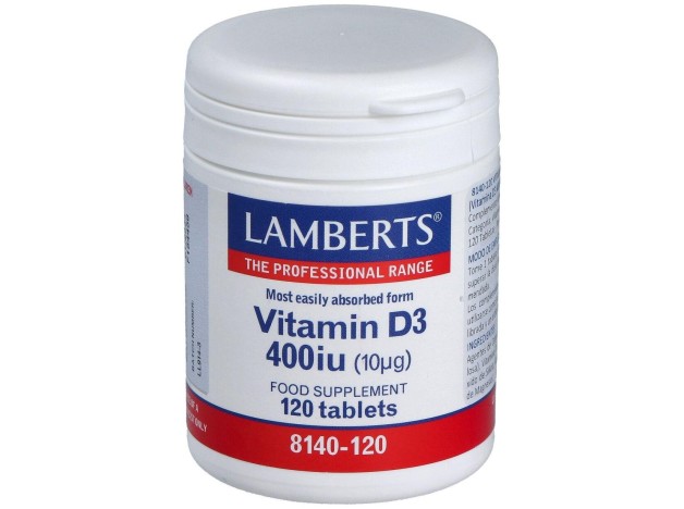 Lamberts Vit D3 400 Iu 120 Comp