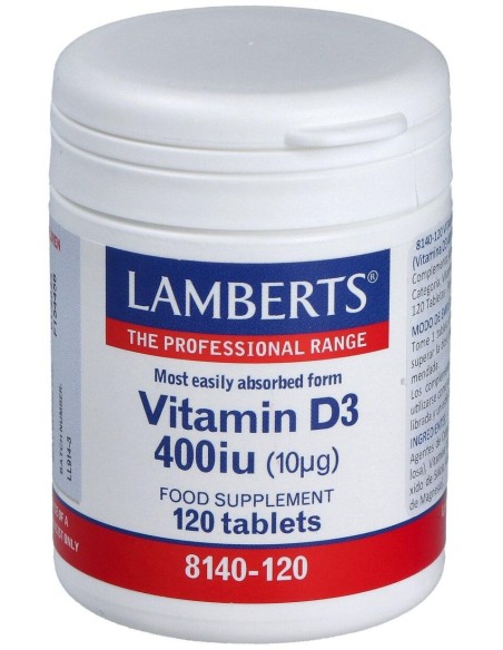 Lamberts Vit D3 400 Iu 120 Comp