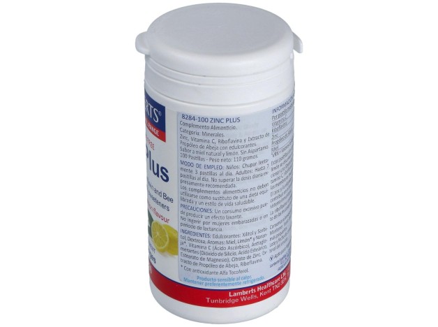 Lamberts Zinc Plus Masticables 100 Comp