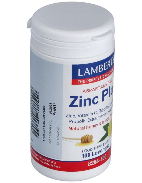 Lamberts Zinc Plus Masticables 100 Comp