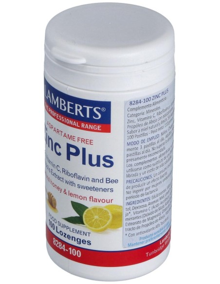 Lamberts Zinc Plus Masticables 100 Comp