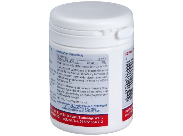 Lamberts Vit D3 400 Iu 120 Comp