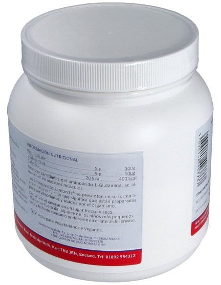 Lamberts L-Glutamine Polvo 500Gr.