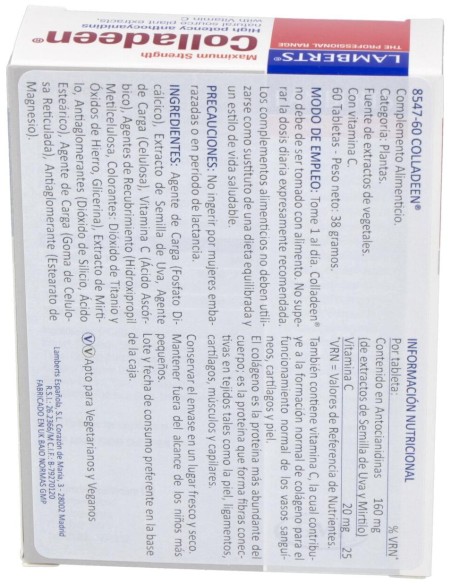 Colladeen High Potency (Comp.Antocianidinas) 60Tab