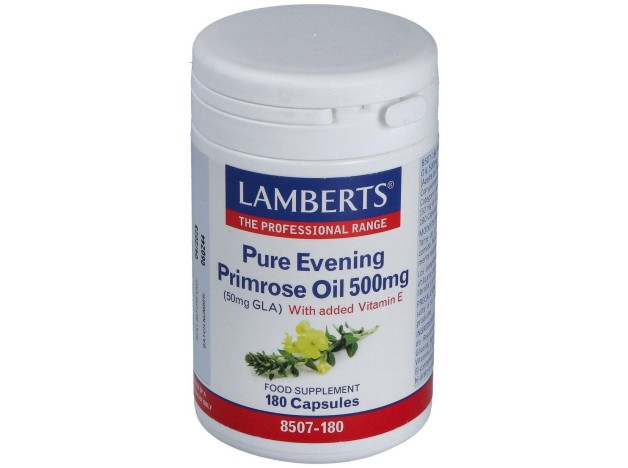 Lamberts Aceite De Primula Puro 500Mg 180 Caps