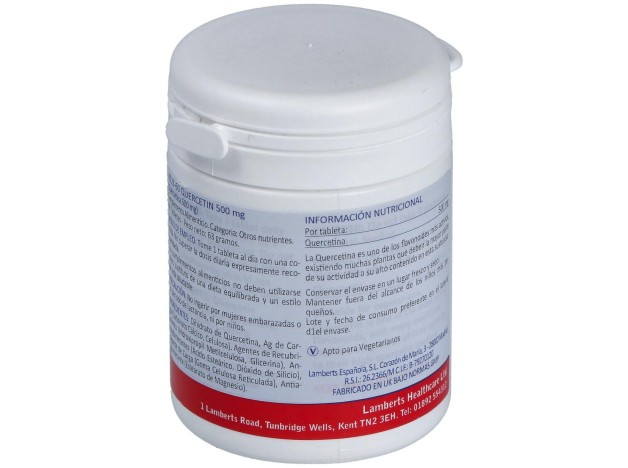 Lamberts Quercitina 500Mg 60 Comp