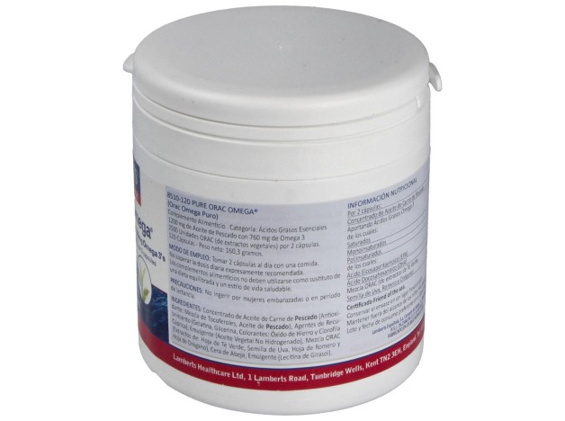 Lamberts Orac Omega Puro 120 Cap