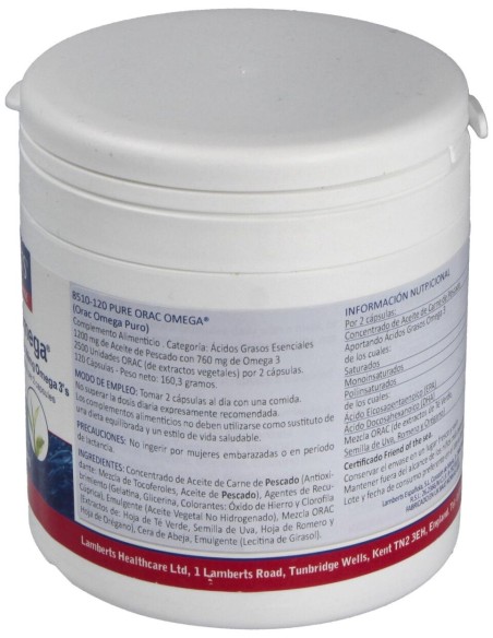 Lamberts Orac Omega Puro 120 Cap