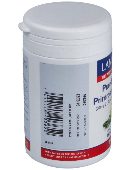 Lamberts Aceite De Primula Puro 500Mg 180 Caps