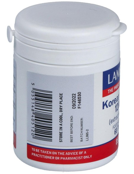Lamberts Korean Ginseng 1200Mg 60Comp