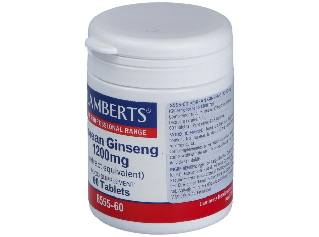 Lamberts Korean Ginseng 1200Mg 60Comp