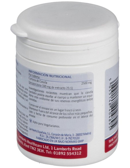 Lamberts Canela 2500 Mg 60 Comp