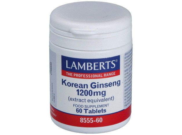 Lamberts Korean Ginseng 1200Mg 60Comp