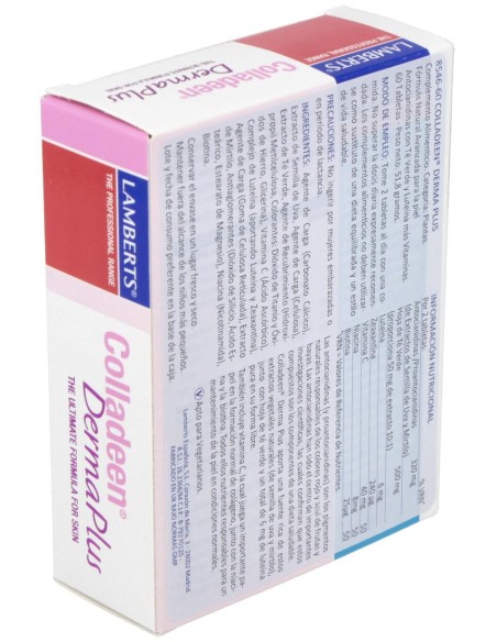 Lamberts Colladeen® Derma Plus 60 Tabletas