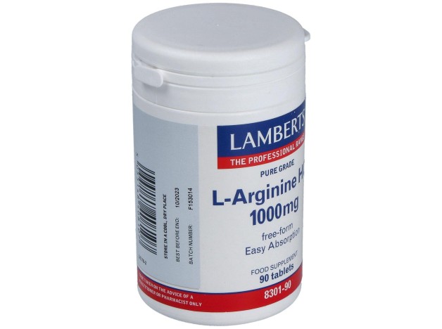 Lamberts L-Arginina Hci 1000Mg 90 Comprimidos