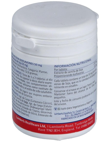 Lambers Isoflavona Soja 50 Mg 60 Comp