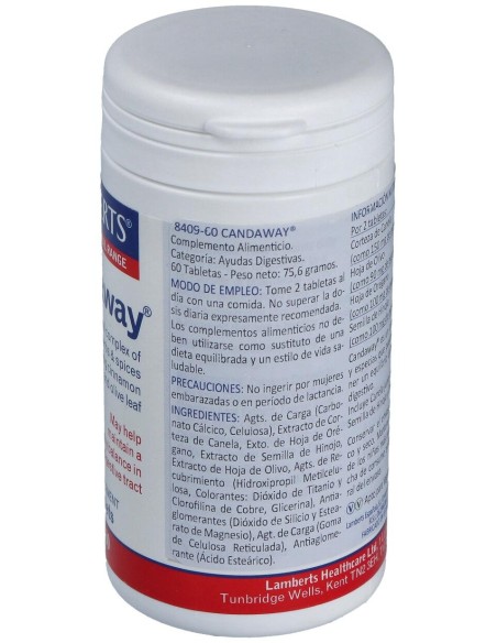 Candaway (Canela Y Hoja De Olivo) 60Comp.