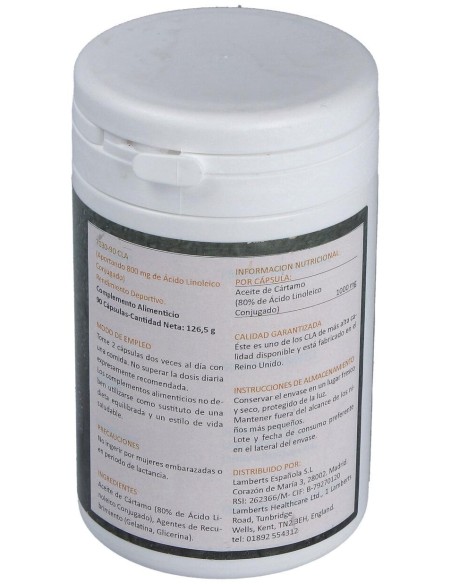 Lamberts Cla 1000Mg 90 Comprimidos