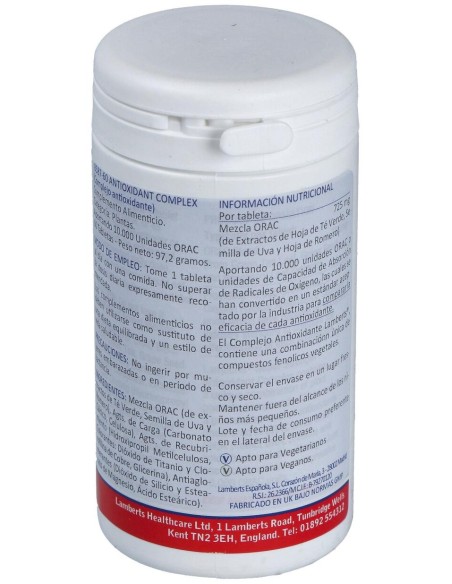 Complejo De Antioxidantes Alta Potencia 60Comp.