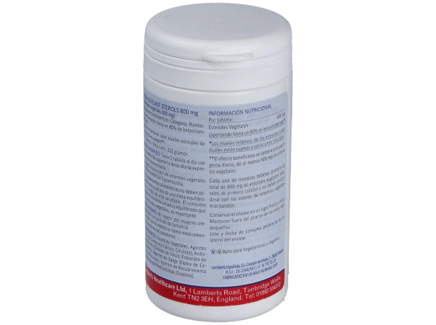 Esteroles Vegetales (Plant Sterols) 800Mg. 60Comp.