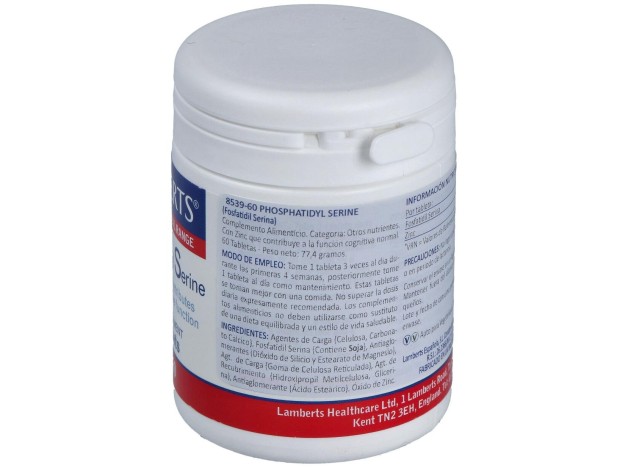 Lamberts Fosfatidil Serina 100 Mg 60 Comp