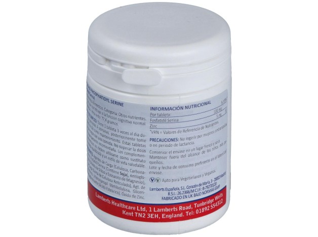 Lamberts Fosfatidil Serina 100 Mg 60 Comp