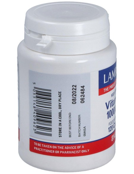 Vitamina D3 1000 Ui (25Μg) 120 Cápsulas