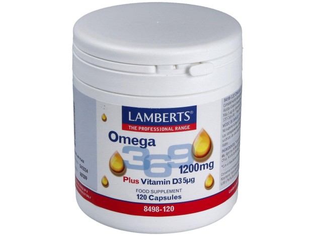 Lamberts Omega 3_ 6_ 9+ Vitamina D3 120Caps