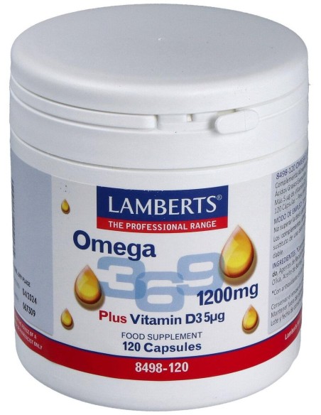 Lamberts Omega 3_ 6_ 9+ Vitamina D3 120Caps