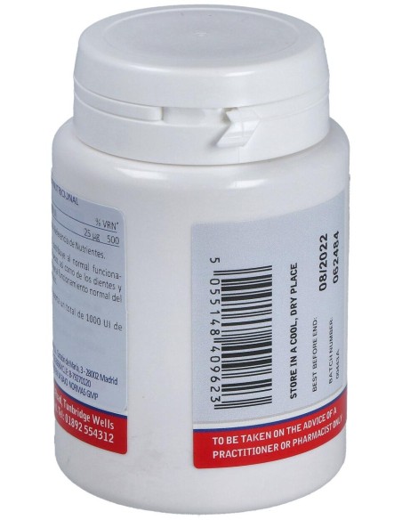 Vitamina D3 1000 Ui (25Μg) 120 Cápsulas