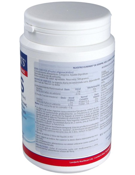 Fos (Eliminex) Laxante Natural 500 Gr.