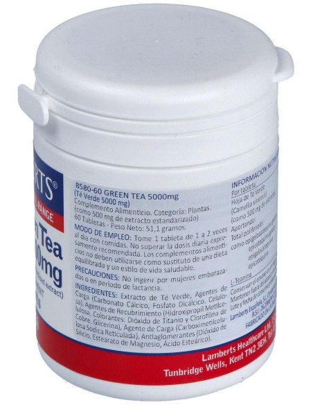 Lamberts Té Verde 5000Mg 60Comp