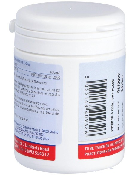 Lamberts Vitamina D3 4000 Ui 100Μg 120Comp