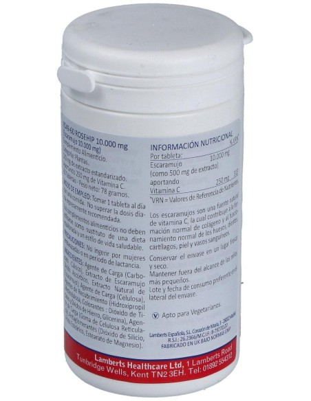 Escaramujo 10.000Mg. (Rose Hips) 60Tab.