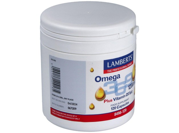 Lamberts Omega 3_ 6_ 9+ Vitamina D3 120Caps