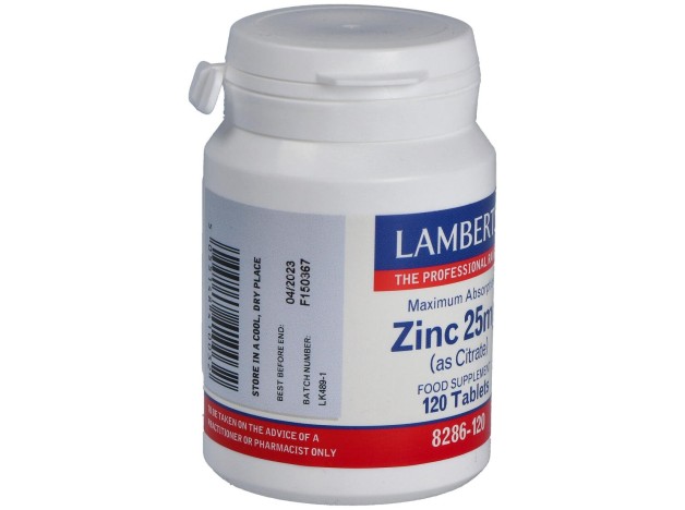 Lamberts Zinc 25Mg 120Comp