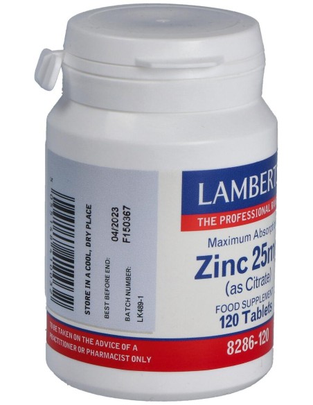 Lamberts Zinc 25Mg 120Comp