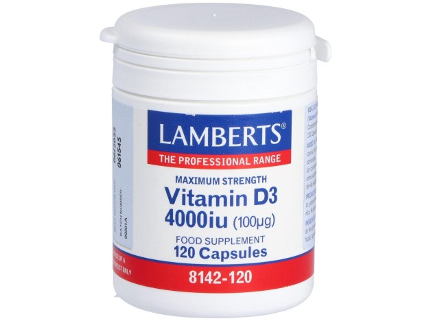 Lamberts Vitamina D3 4000 Ui 100Μg 120Comp