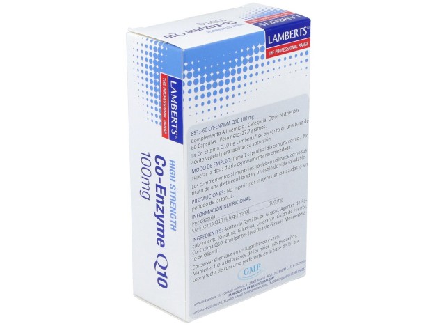Lamberts Coenzima Q10 100Mg 60 Cáps.
